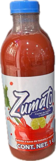 Zumato — bebida mexicana de tomate y limón fabricada en España