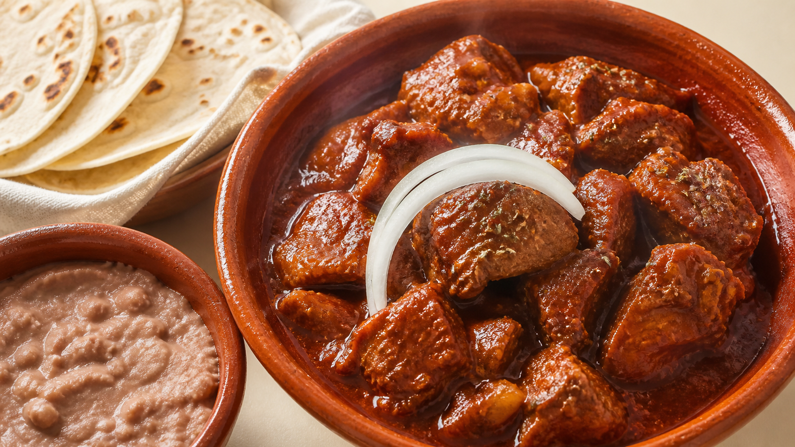 Asado de puerco rojo coahuilense