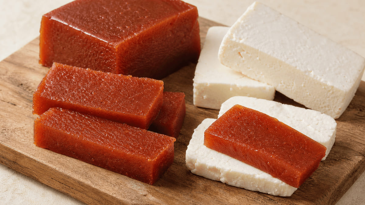 Ate de membrillo con queso