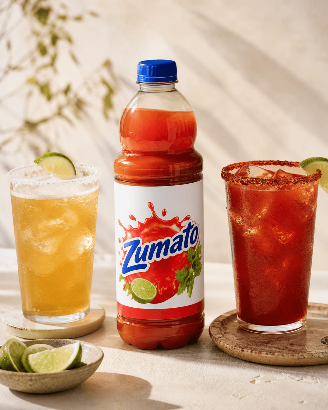 Michelada con Zumato vs chelada — comparativa visual