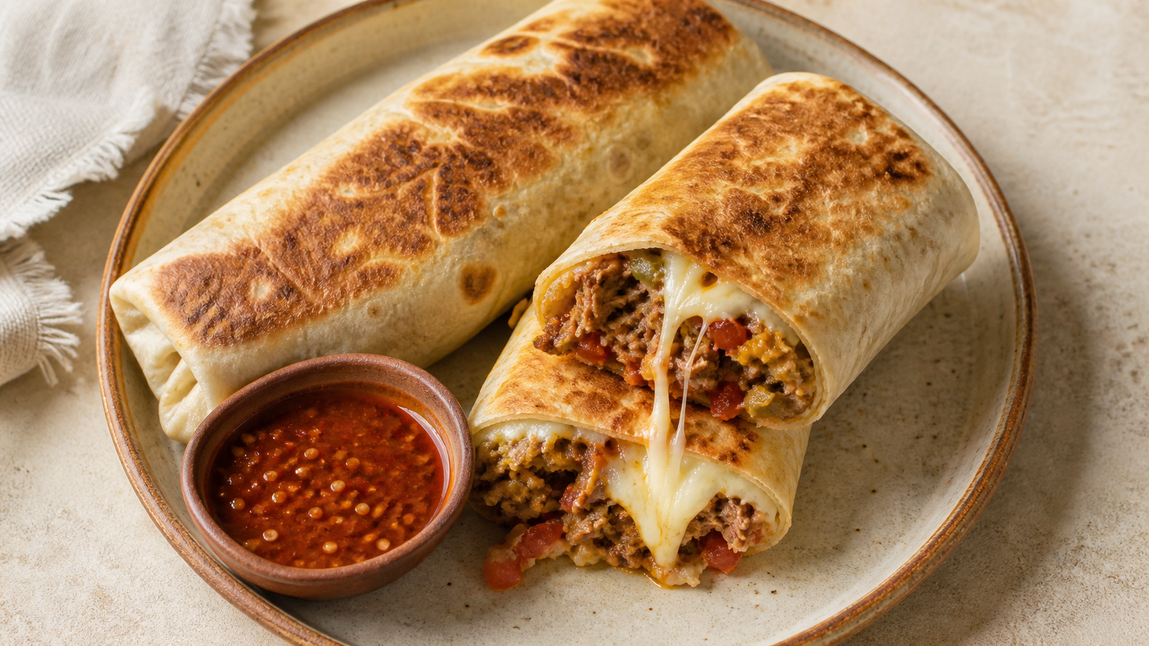 Burrito de machaca norteño — Chihuahua