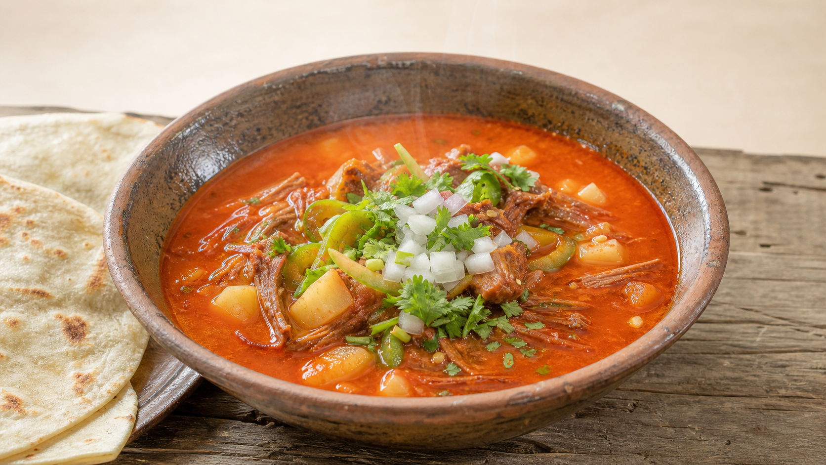 Caldillo norteño de carne seca — Chihuahua