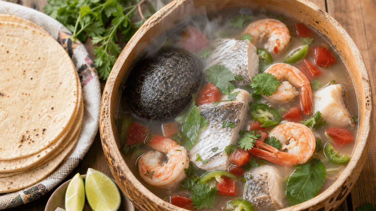 Caldo de piedra chinanteco