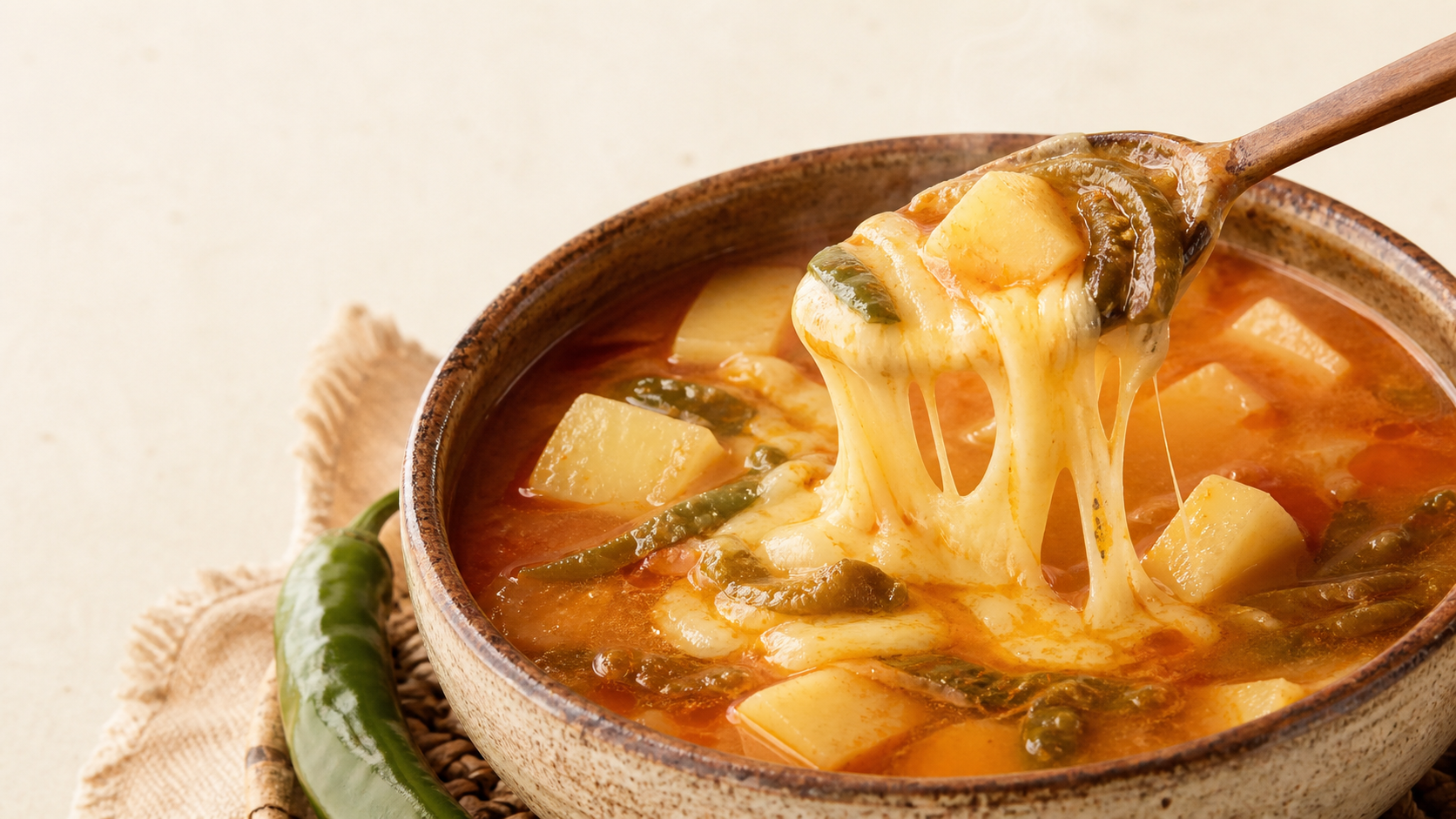 Caldo de queso norteño
