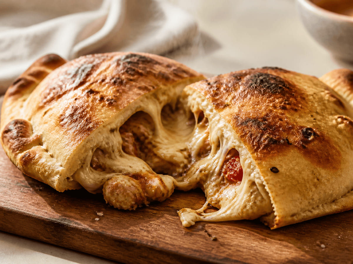 Calzone con queso Oaxaca