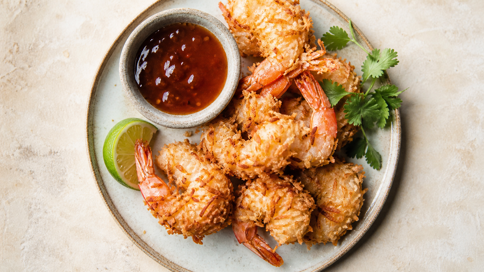 Camarones al coco
