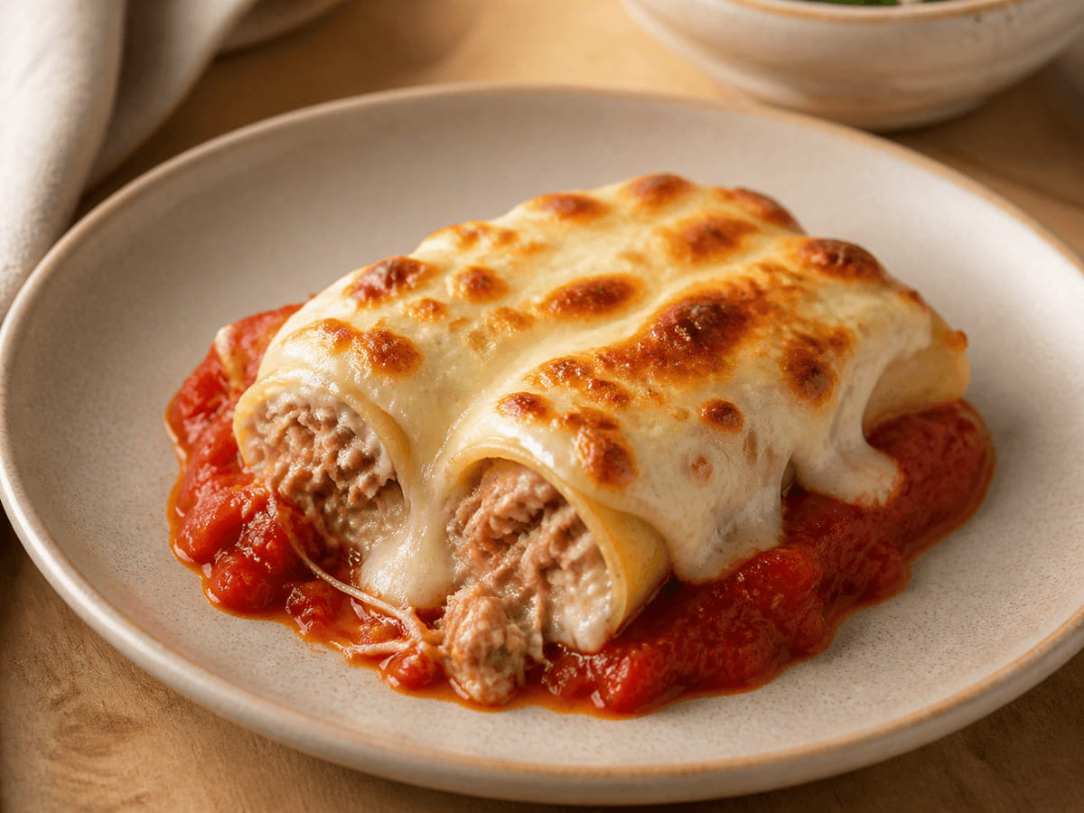 Canelones de atún