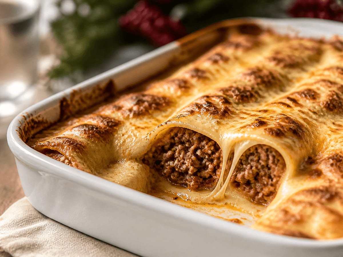 Canelones de carne