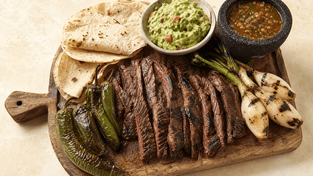 Carne asada estilo Monterrey