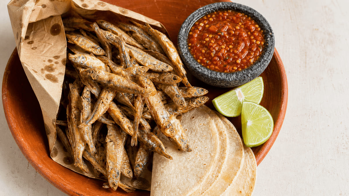 Charales fritos de Pátzcuaro