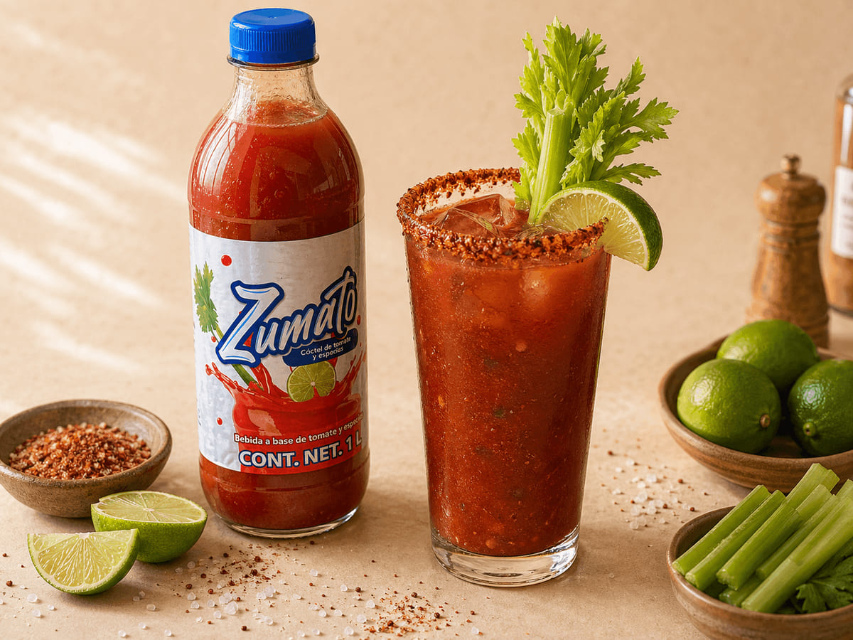 Cubano Bloody Mary mexicano con Zumato