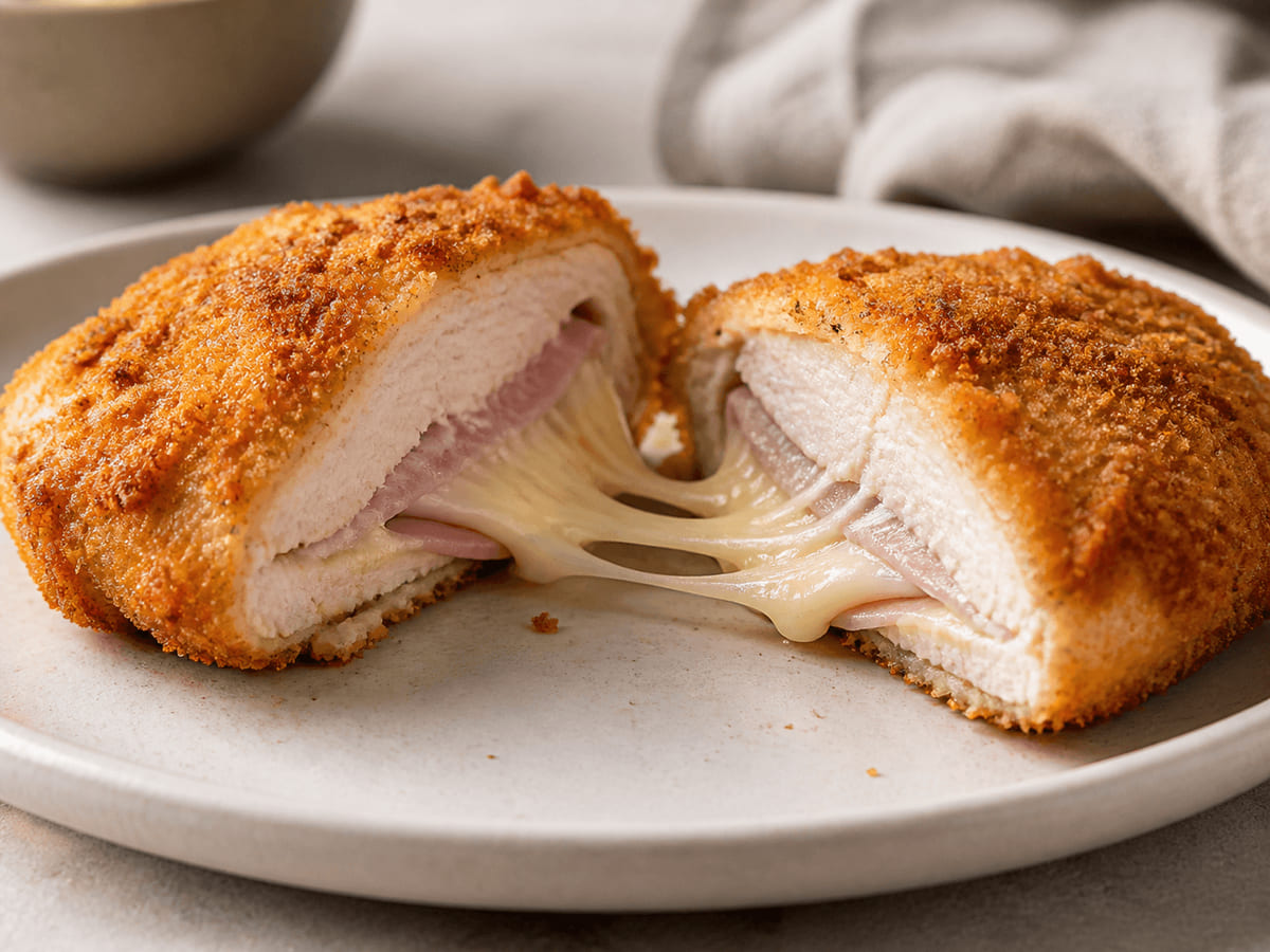 Cordon bleu con queso Oaxaca