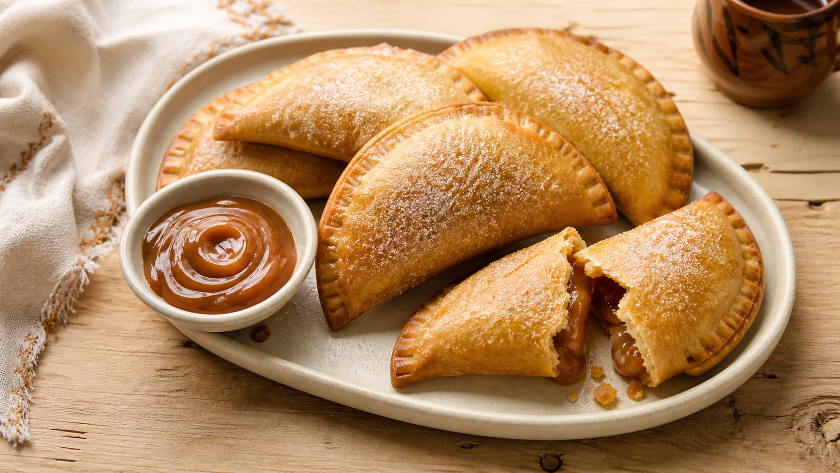 Empanadas de cajeta horneadas — Tamaulipas