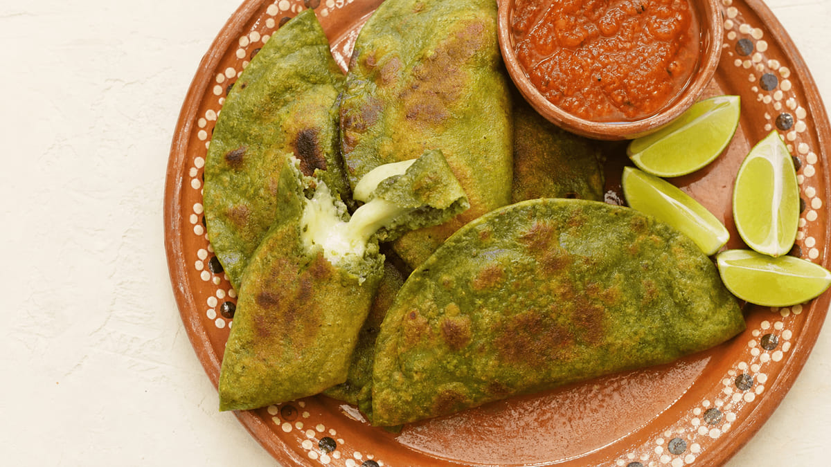 Empanadas de chaya y queso