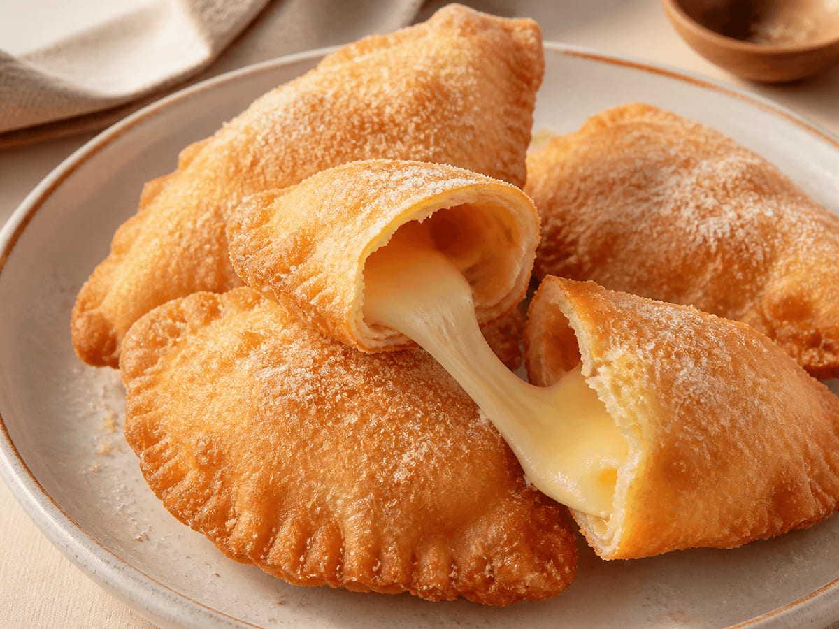Empanadas de viento con queso Oaxaca