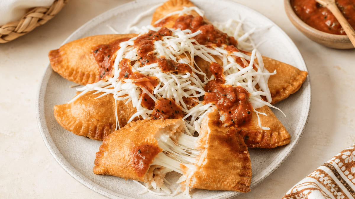 Empanadas de queso de maíz