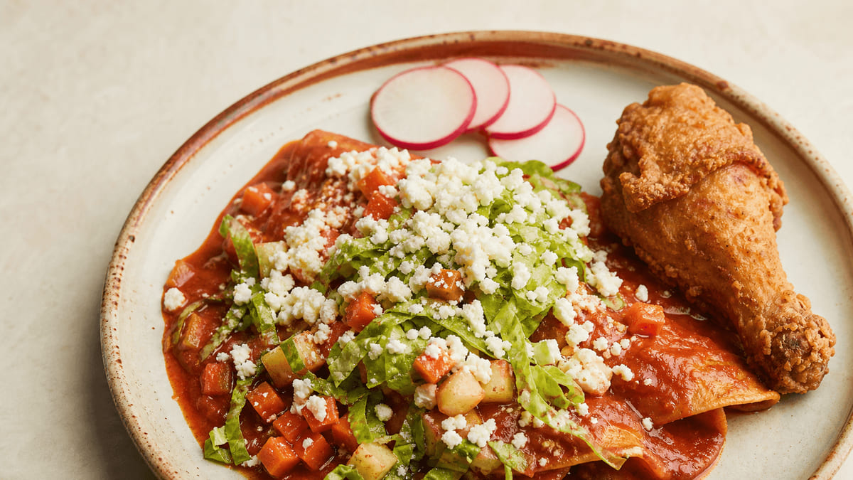 Enchiladas mineras, receta de Guanajuato