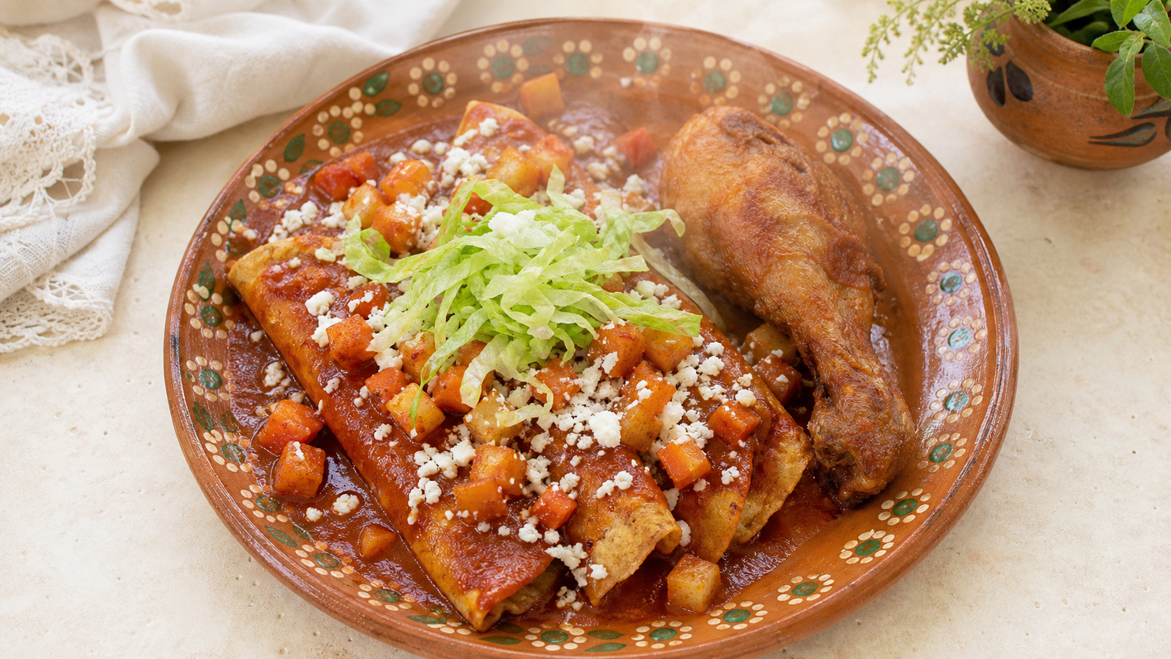 Enchiladas queretanas — Querétaro