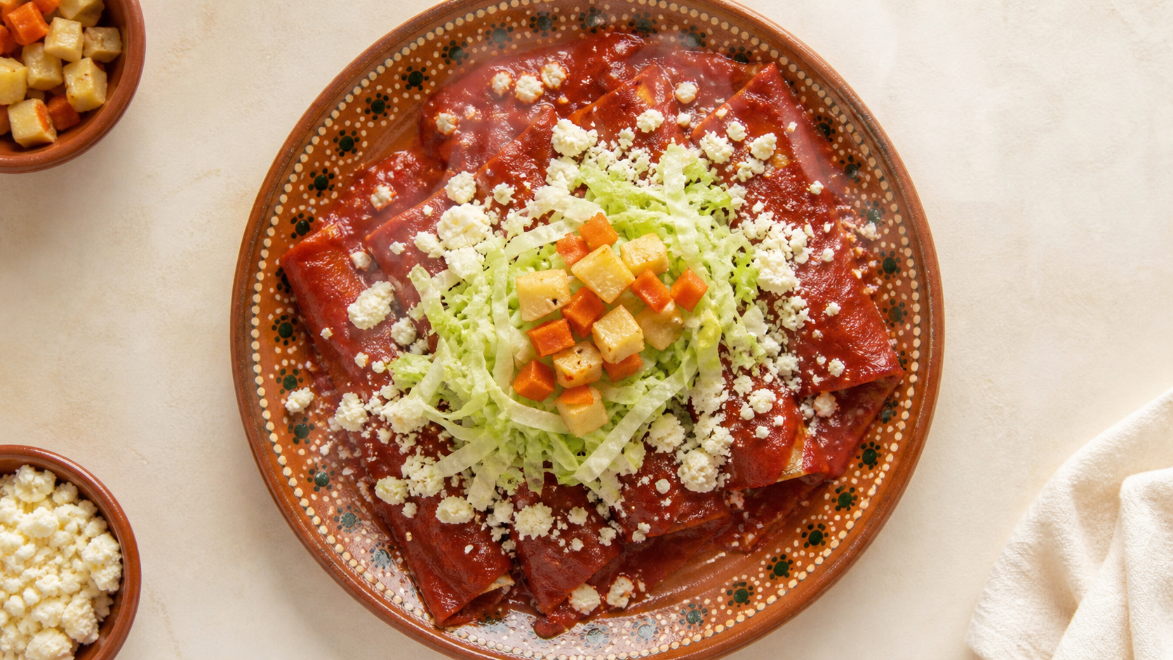 Enchiladas zacatecanas rojas