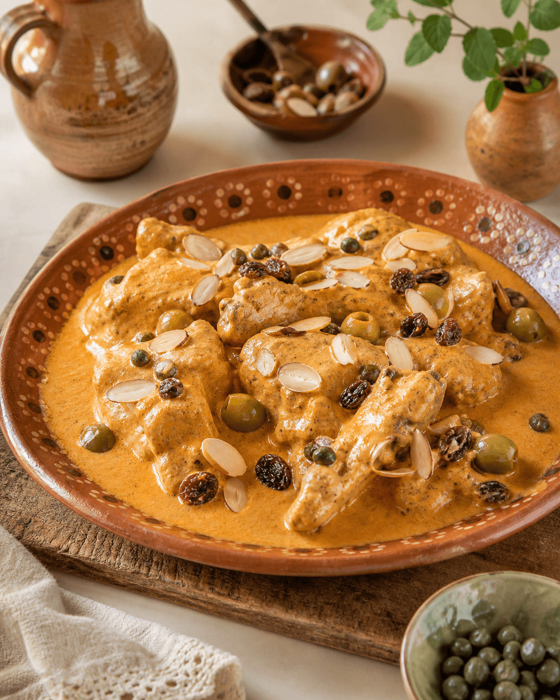 Estofado oaxaqueño de almendra (mole estofado), receta de Oaxaca