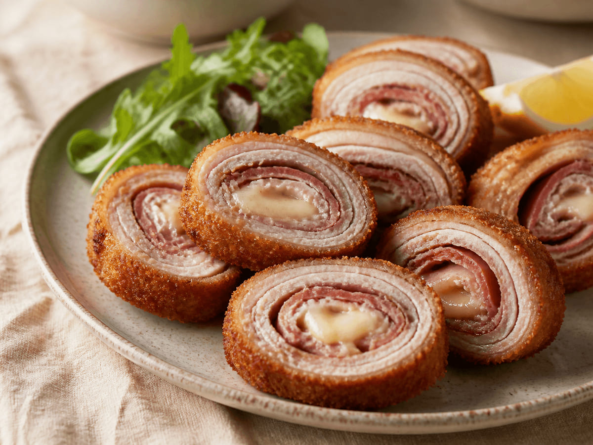 Flamenquín cordobés con queso