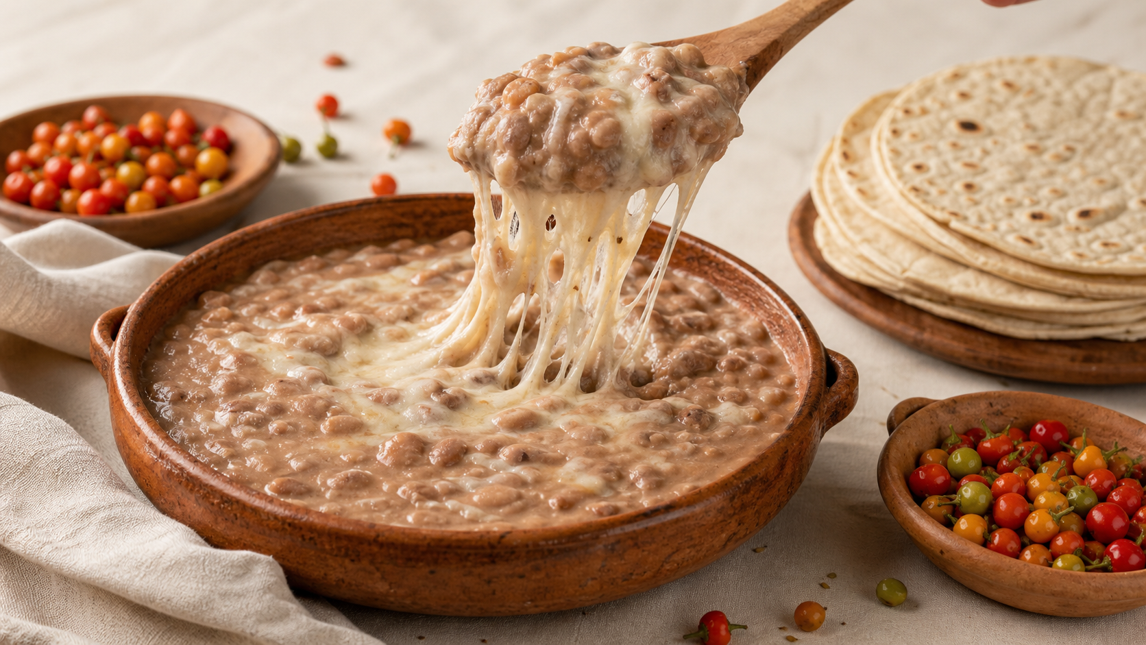 Frijoles maneados sonorenses — Sonora