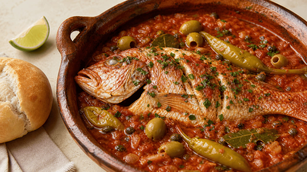 Huachinango a la veracruzana