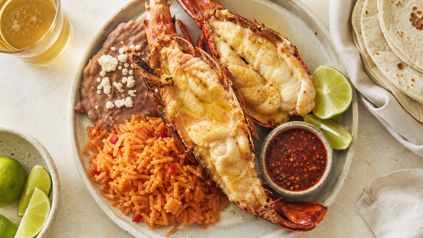 Langosta estilo Puerto Nuevo — Baja California
