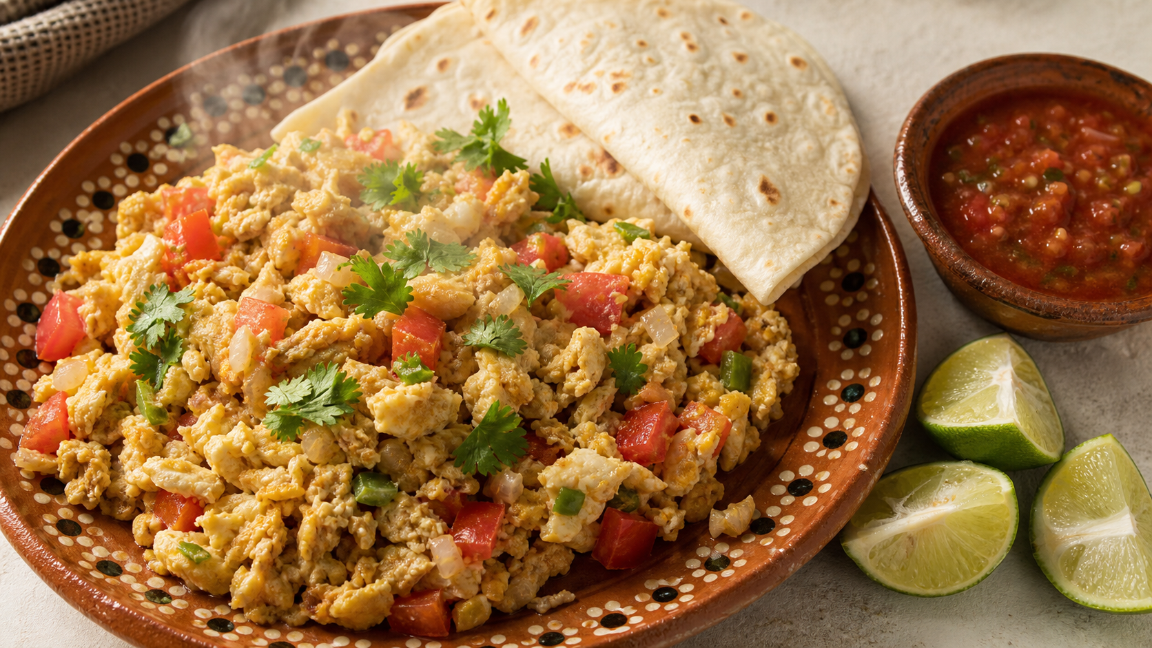 Machaca de pescado con huevo
