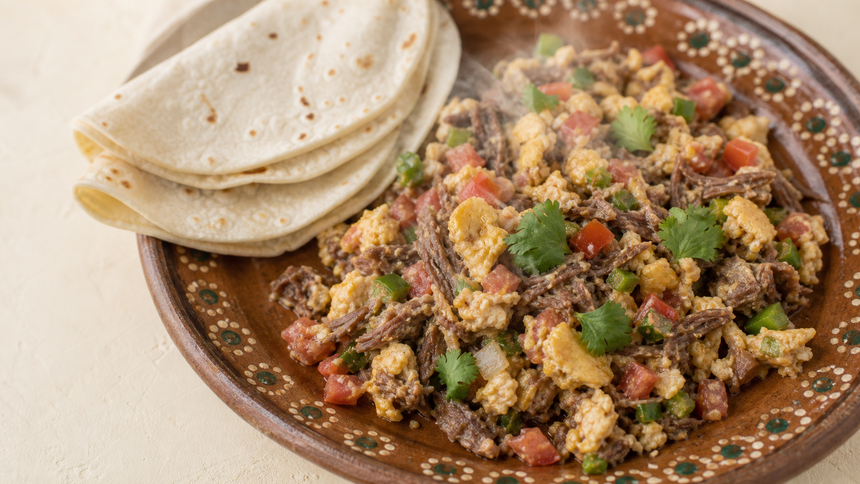 Machacado con huevo