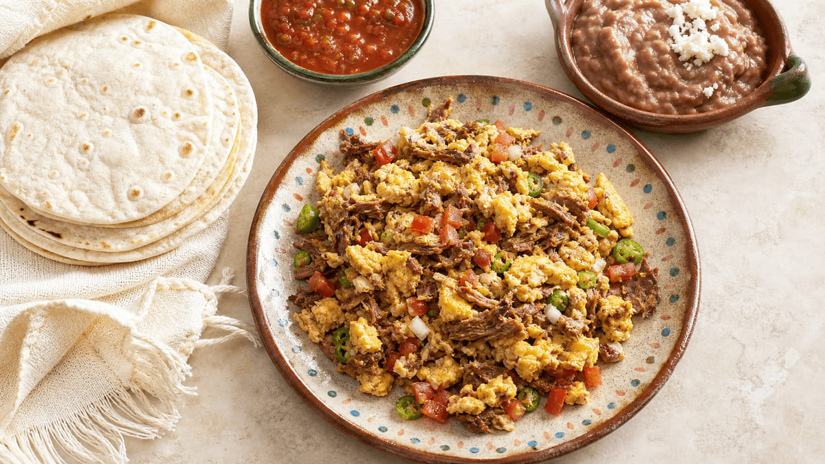 Machacado con huevo