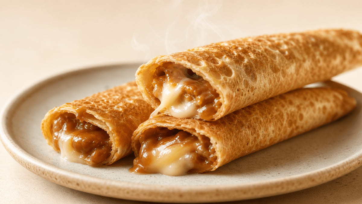 Marquesitas con cajeta