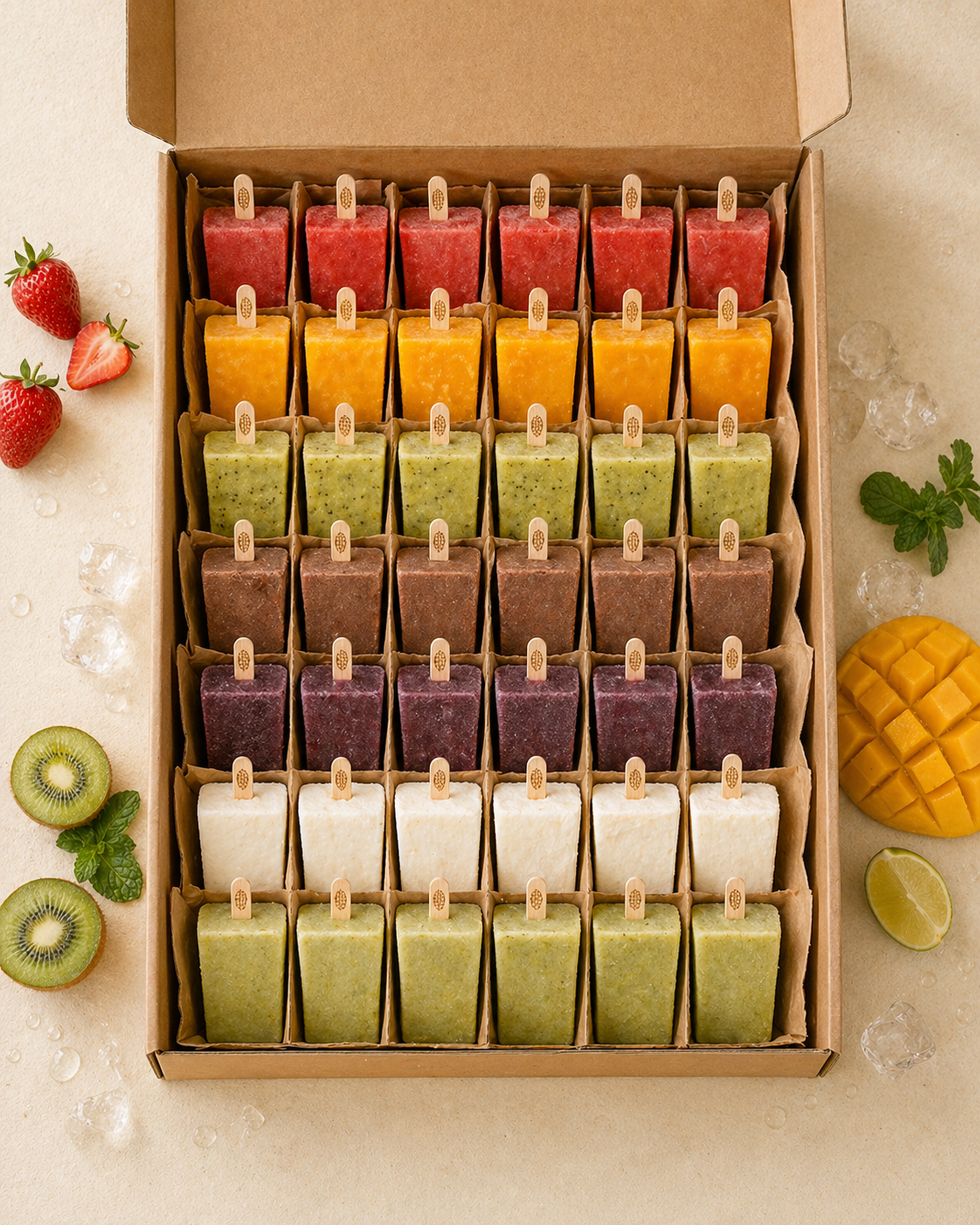 Caja de 35 paletas Don Paleteros para hostelería