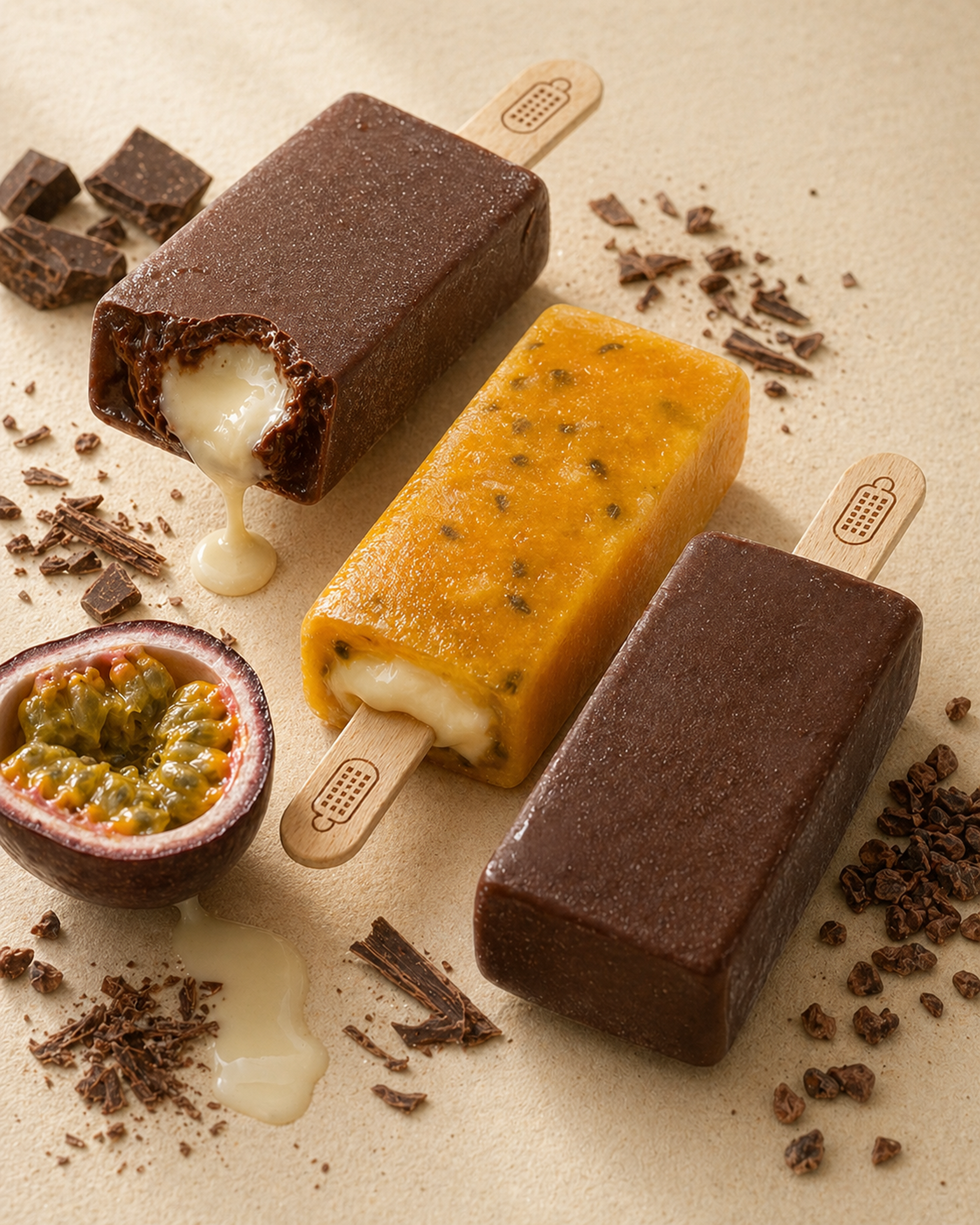 Paletas rellenas Don Paleteros — bite shot