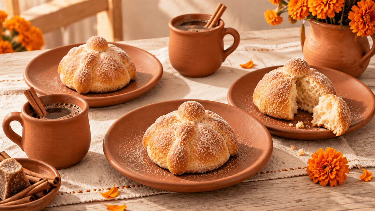 Pan de Muerto Corazón de Leche