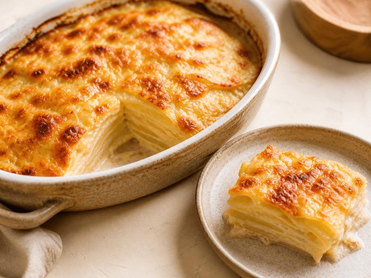 Patatas con queso de nuestro recetario para ilustrar ingredientes