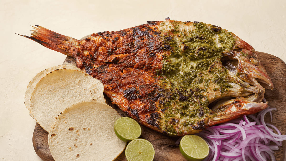 Pescado a la talla estilo Barra Vieja, receta de Guerrero