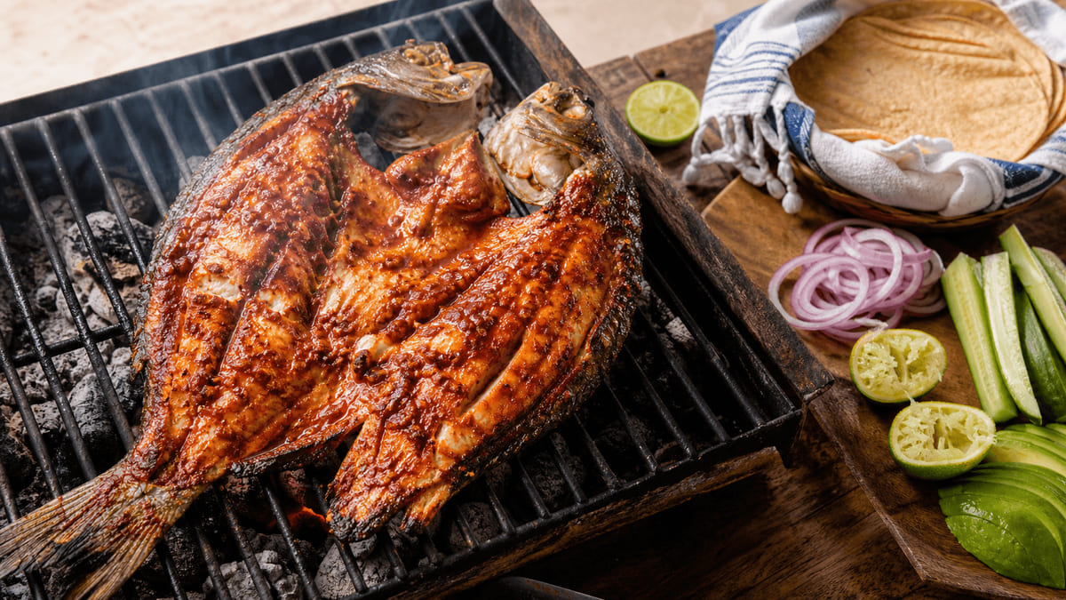 Pescado zarandeado colimense