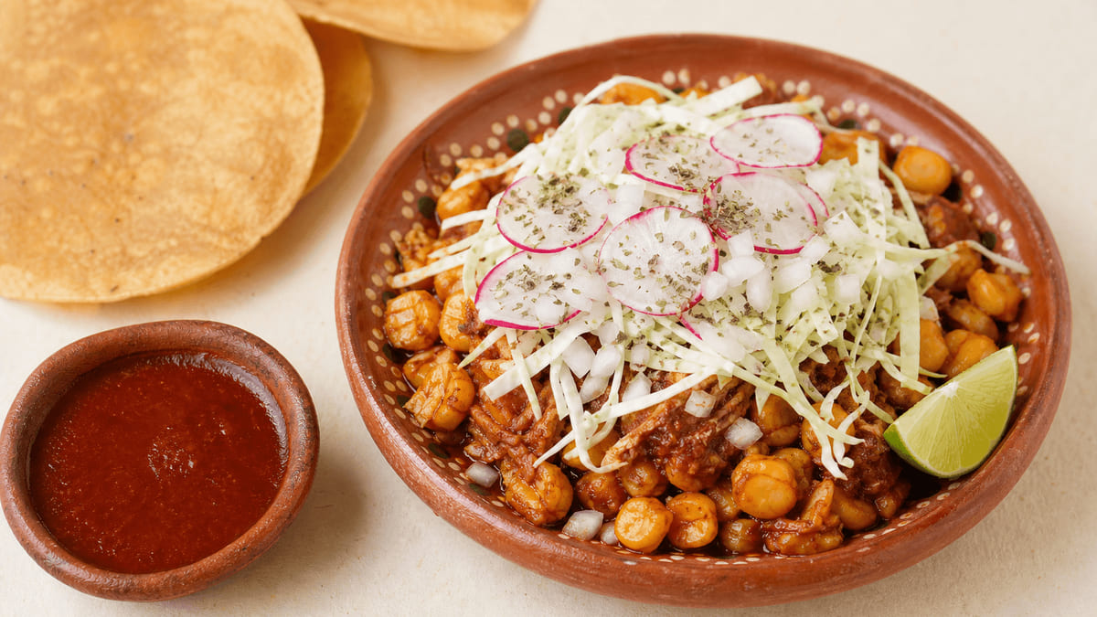 Pozole seco de Colima, receta de Colima