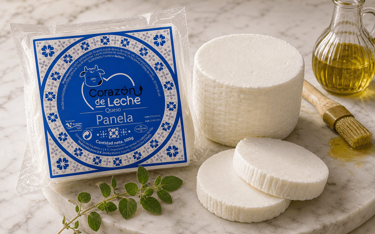 Queso Panela fresco Corazón de Leche