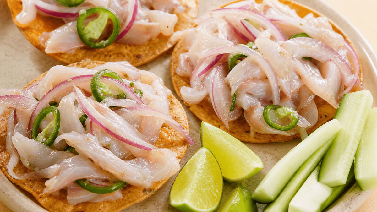 Tiritas de pescado estilo Zihuatanejo, receta de Guerrero