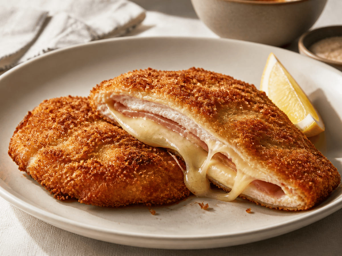 Schnitzel relleno de queso