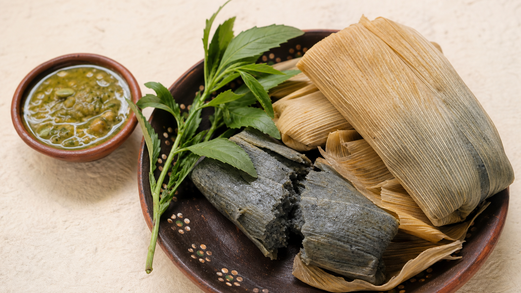 Tamales nejos morelenses de ceniza
